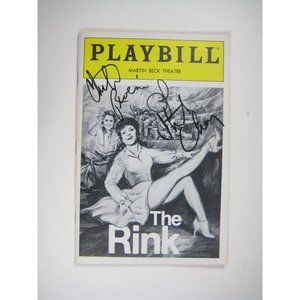 The Rink Signed by Chita Rivera Stockard Channing Broadway Playbill